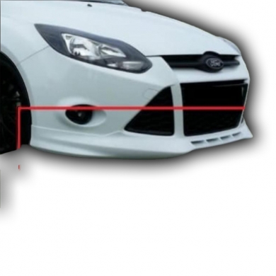 Ford Focus 3-3.5 HB Uyumlu Yedek Parça   Makyajsız Ön Tampon Eki PlastikBoyasız