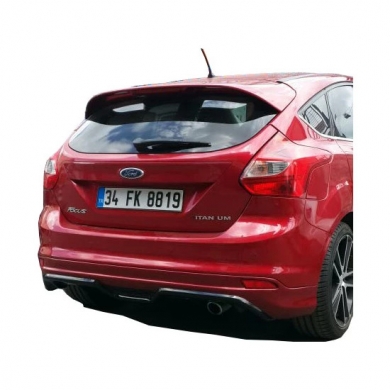 Ford Focus 3-3.5 HB Uyumlu Yedek Parça   Makyajsız Arka Tampon Eki PlastikBoyasız