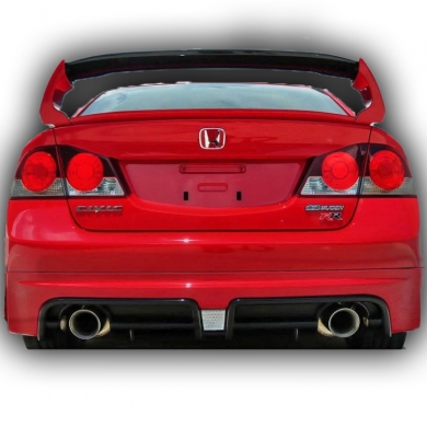 Honda Civic Uyumlu Yedek Parça 2007-2011 Çift Çıkış RR Arka Karlık Boyalı