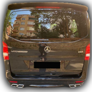 Mercedes Vito Yeni Kasa Uyumlu Yedek Parça AMG Arka Tampon Eki Boyasız