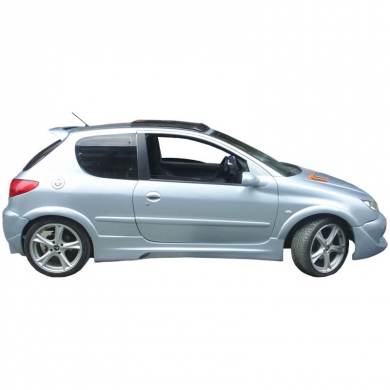 Peugeot 206 Uyumlu Yedek Parça (DİMMA) 2 Kapı Marşpiyel Boyalı