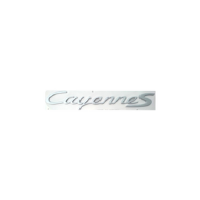 Porsche Cayenne S Uyumlu Krom Bagaj Logosu (AL-141)