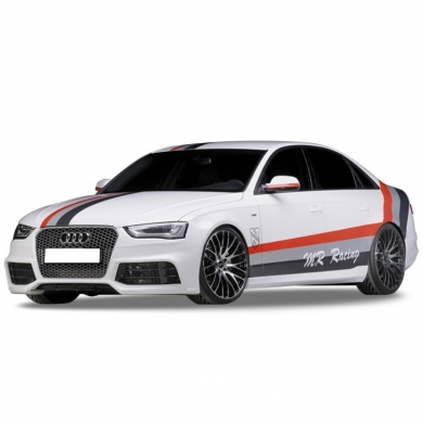 Audi A4 B8-B9 2008 - 2016  Uyumlu Yedek Parça Rieger Marşpiyel Plastik Boyasız