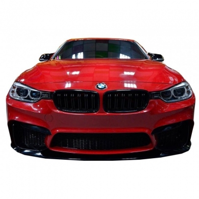Bmw F30 - F31 3 Serisi 2012-2018 M3 Uyumlu Yedek Parça Ön Lip Plastik Boyasız