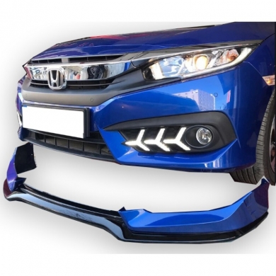 Honda Civic Fc5 Uyumlu Yedek Parça 2016 - 19 Mugen Ön Ek Plastik Boyasız