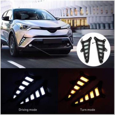 Toyota C-HR 2016-2019 Uyumlu Yedek Parça Ön Sis Ledi – Hareketli Sinyal