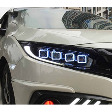 Honda Uyumlu Yedek Parça Civic Fc5 (2017- 2019) Bugatti Style Led Far Seti LAM-T054