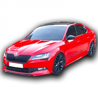 Skoda Super B Mk3 2015-2019 Uyumlu Yedek Parça Ön Ek Plastik Boyasız