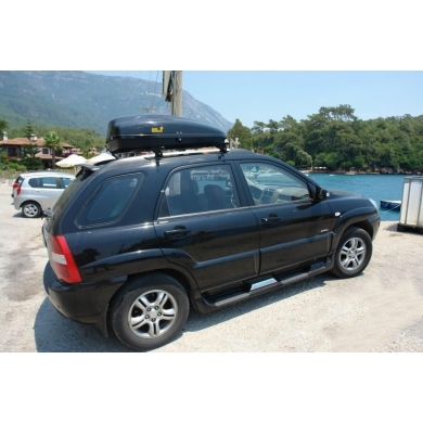 Kia Sportage 2006-2009 Uyumlu Yedek Parça Siyah Oem Yan Basamak Koruma