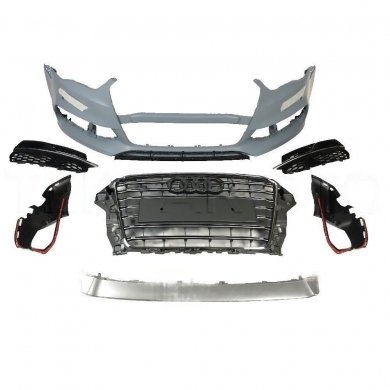 Audi A3 S3 2012-2016 Uyumlu Yedek Parça Ön Tampon Seti