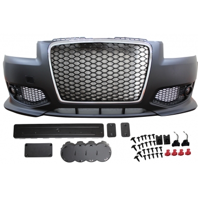 Audi A3 RS3 2004-2008 Uyumlu Yedek Parça Ön Tampon Seti