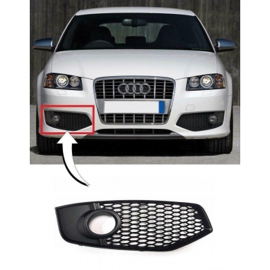 Audi A3 2004-2008 Uyumlu Yedek Parça Sis Farı Kapağı Sağ Sol