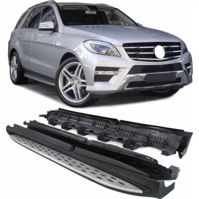 Mercedes ML W166 2012+ Uyumlu Yedek Parça Bmw Görünümlü Yan Basamak