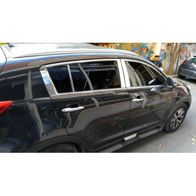 Kia Sportage Uyumlu Yedek Parça Krom Cam Çerçevesi