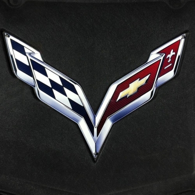 Chevrolet Corvette Uyumlu Yedek Parça Bagaj Logosu Krom