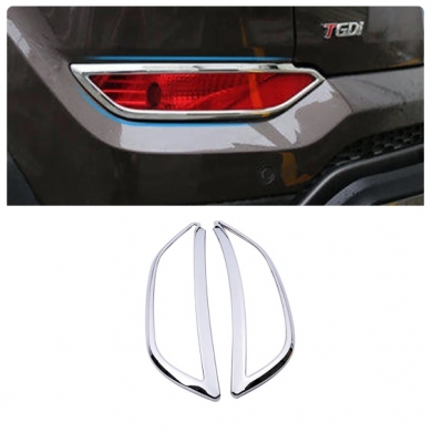 Hyundai Tucson 2015-2018 Uyumlu Yedek Parça Arka Reflektör Çerçevesi Krom