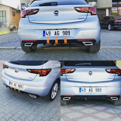 Opel Astra K Uyumlu Yedek Parça Difüzör Boyalı