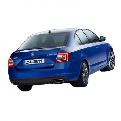 Skoda Octavia Uyumlu Yedek Parça 2013-2016 RS Spoiler Boyalı