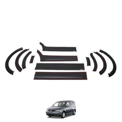 Volkswagen Caddy 2004-2010 Uyumlu Yedek Parça Dodik Set 12 Parça Uzun Şase Sol Sürgülü