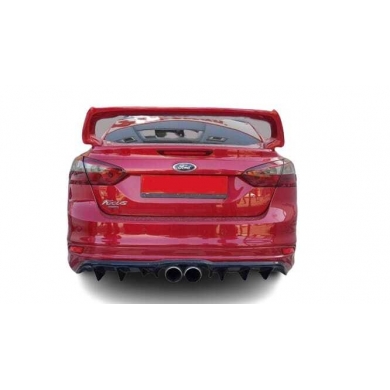 Ford Focus 3-3.5  Uyumlu Yedek Parça   Sedan Rs Style Plastik Arka Tampon Eki