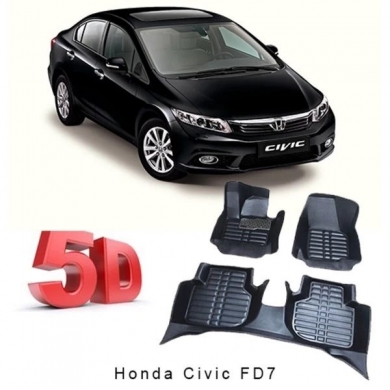 Honda Civic FD7 Uyumlu Yedek Parça 5D Oto Paspas